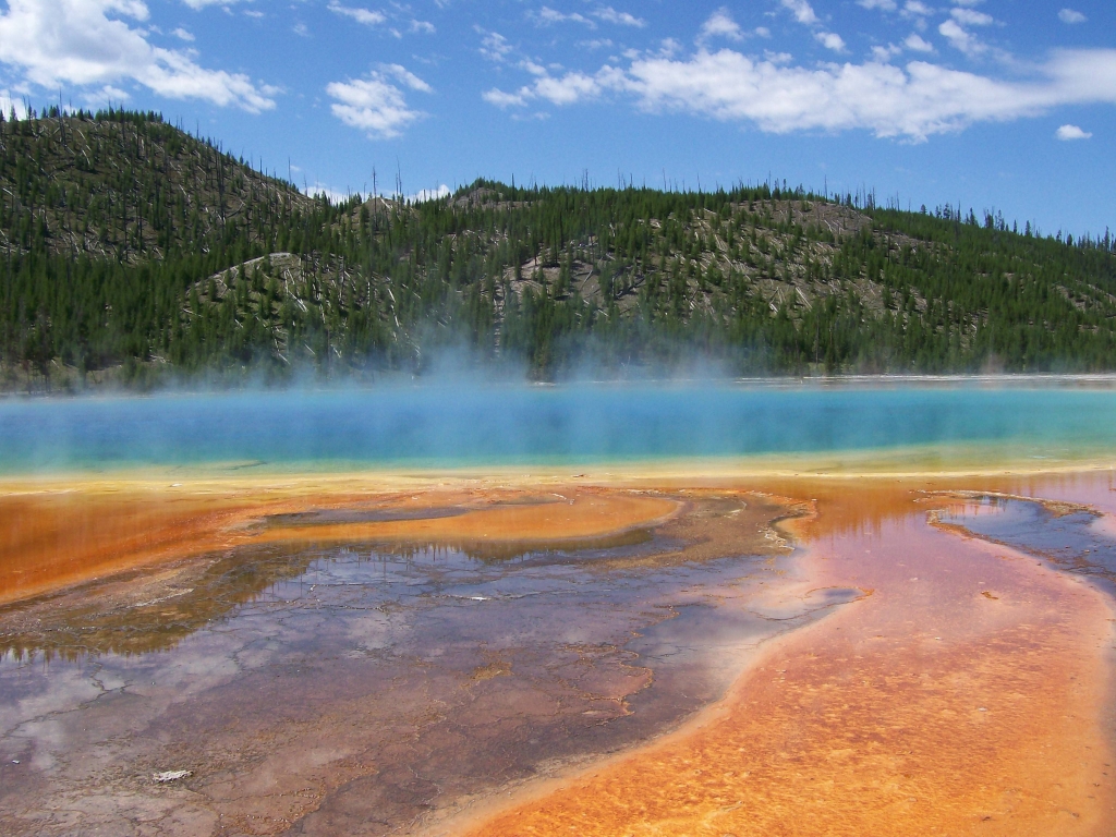 Grand Prismatic Spring Yellowstone Wy Beautiful Places Best Places In The World Shut Up