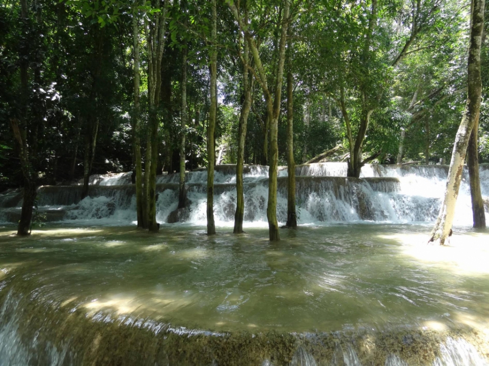 Thad Sae Waterfalls, Luang Prabang, Laos - Beautiful places. Best ...